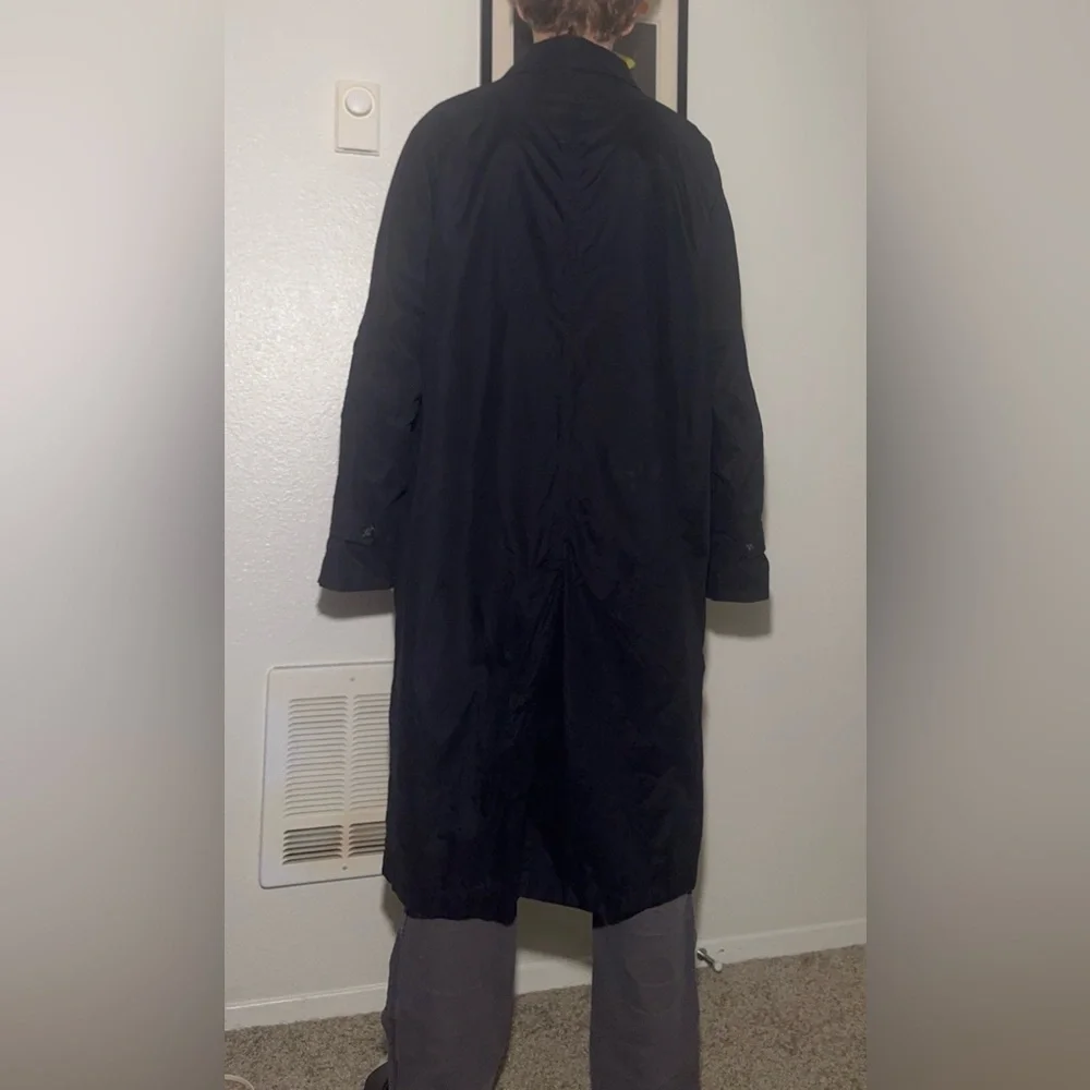 Dockers Black Men's Trench Coat